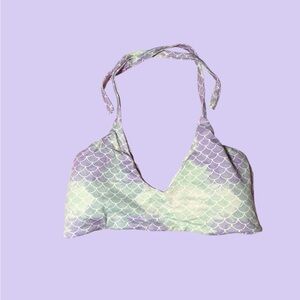 Midori Kona Bikini mermaid print top